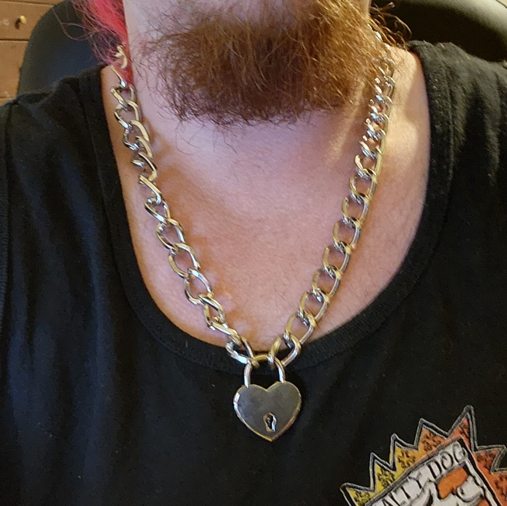 Chain with Heart Lock